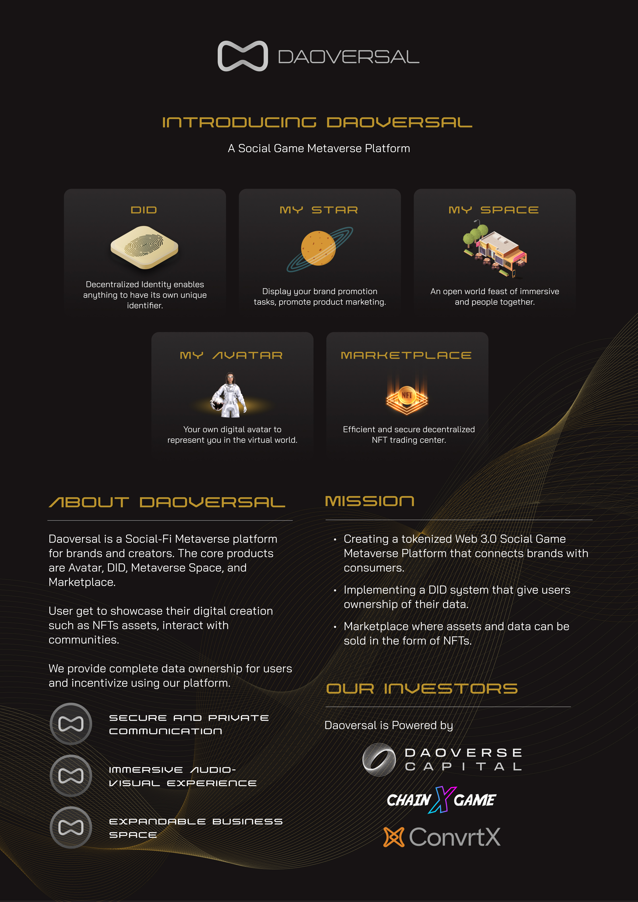 Daoversal-Flyer design